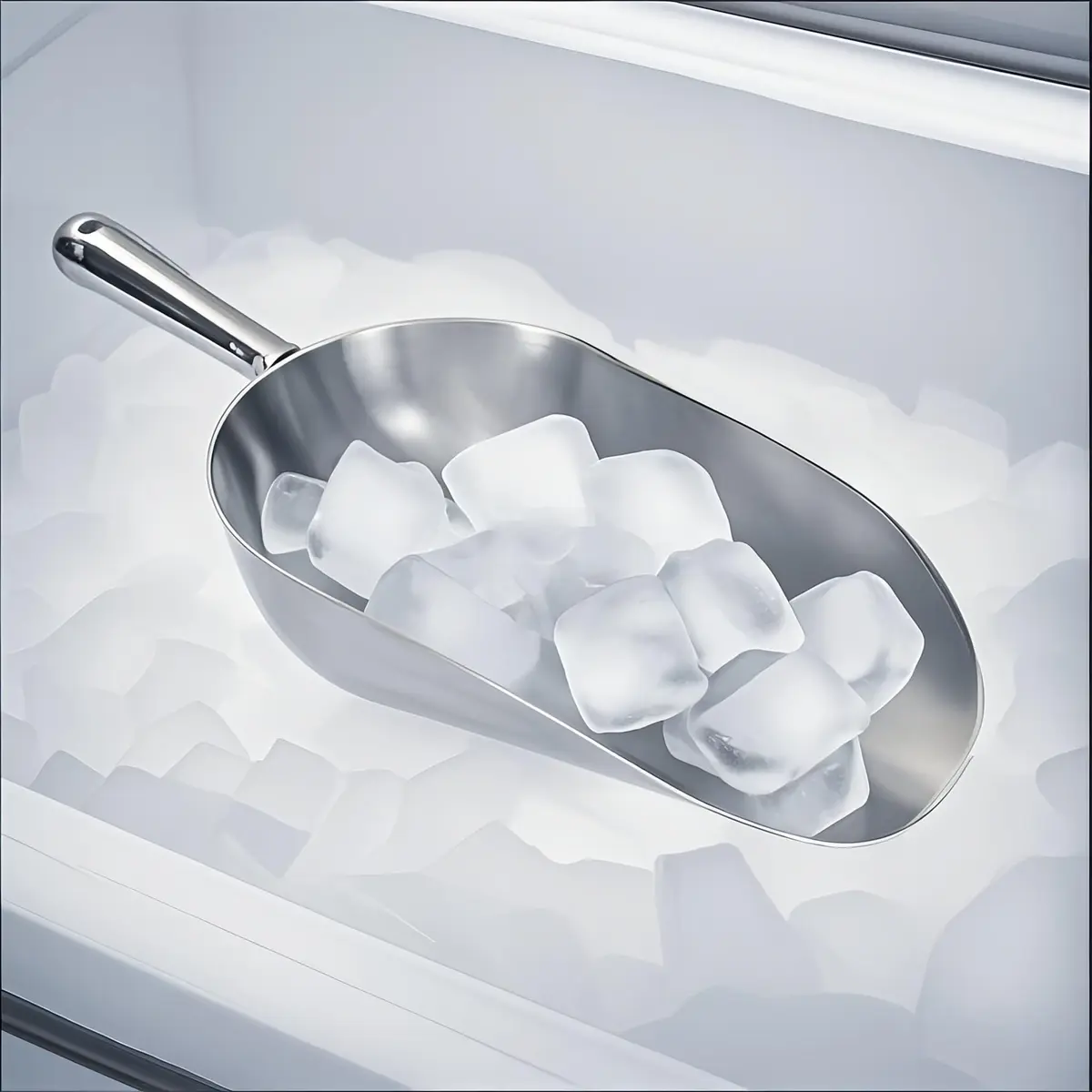 RyanDesign Heavy-Duty Cast Aluminum Kitchen Scoop 73.7cm (29in) | Commercial Grade Rust-Proof S-Handle for Ice, Candy, Flour, Pet Food - view 9