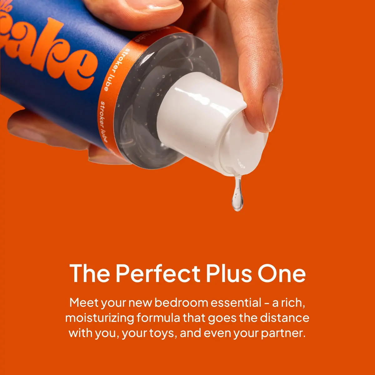 Cake Stroker Lube 8 Fl Oz | Hybrid Water & Silicone Formula for Sensitive Skin - view 3