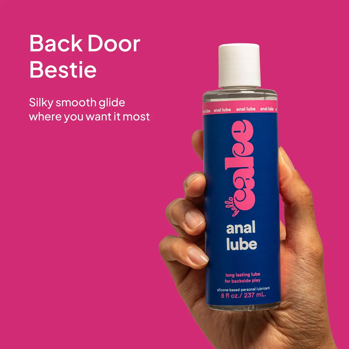 Cake Anal Lube - Silicone-Based Personal Lubricant, 8 Fl Oz | Waterproof, Long-Lasting, Safe for All Condoms - view 3