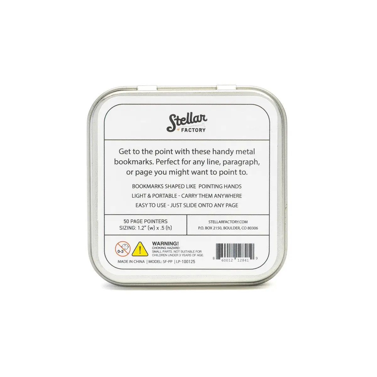 Stellar Factory Book Darts Page Pointer 1.2" x 0.5" (50-Count Tin) | Marks Exact Lines - view 6