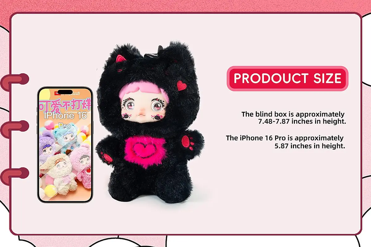 BIRZWOT Nommi Plush Blind Box 8.5 in | Cute Mystery Plush Toy for Kids & Collectors - view 4