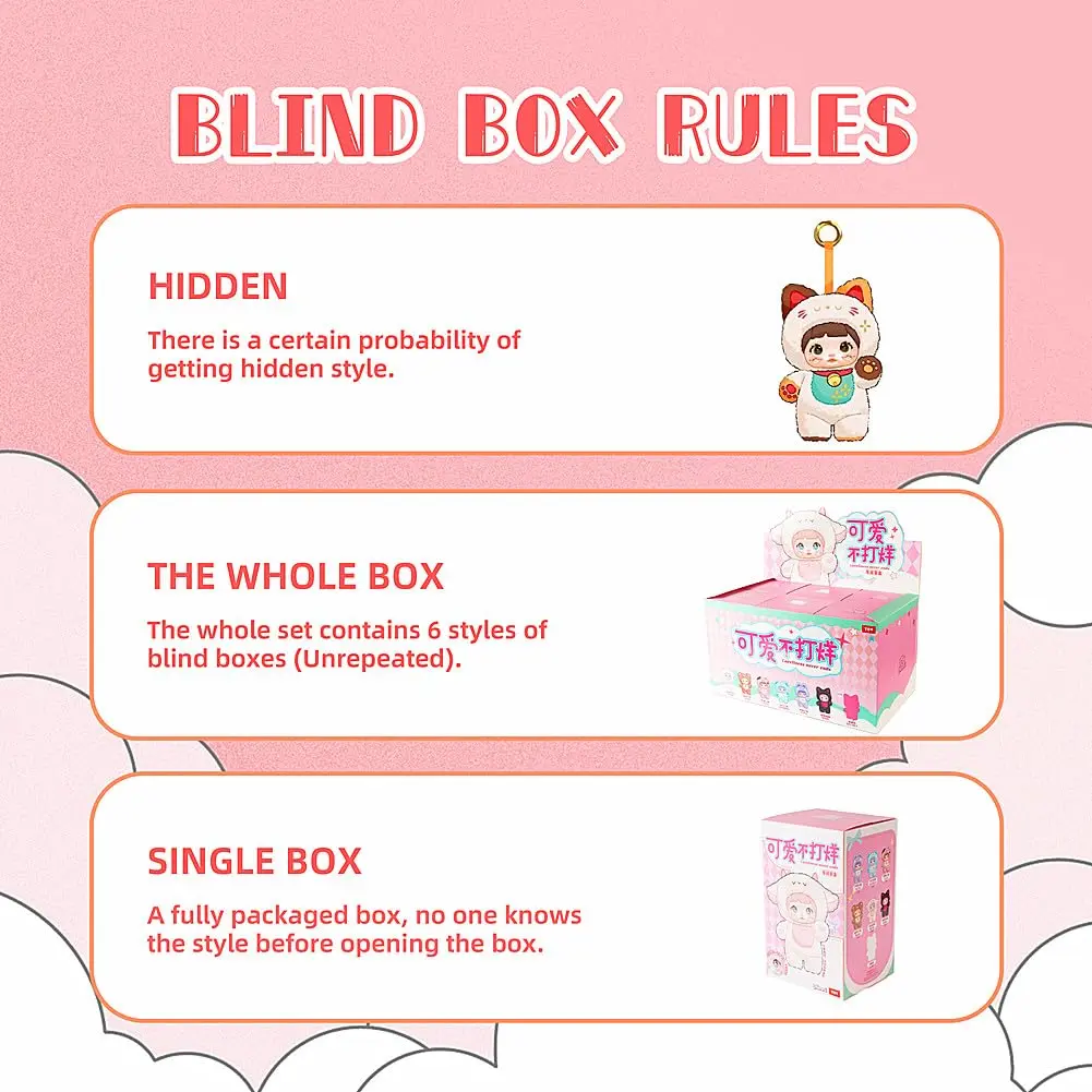 BIRZWOT Nommi Plush Blind Box 8.5 in | Cute Mystery Plush Toy for Kids & Collectors - view 2