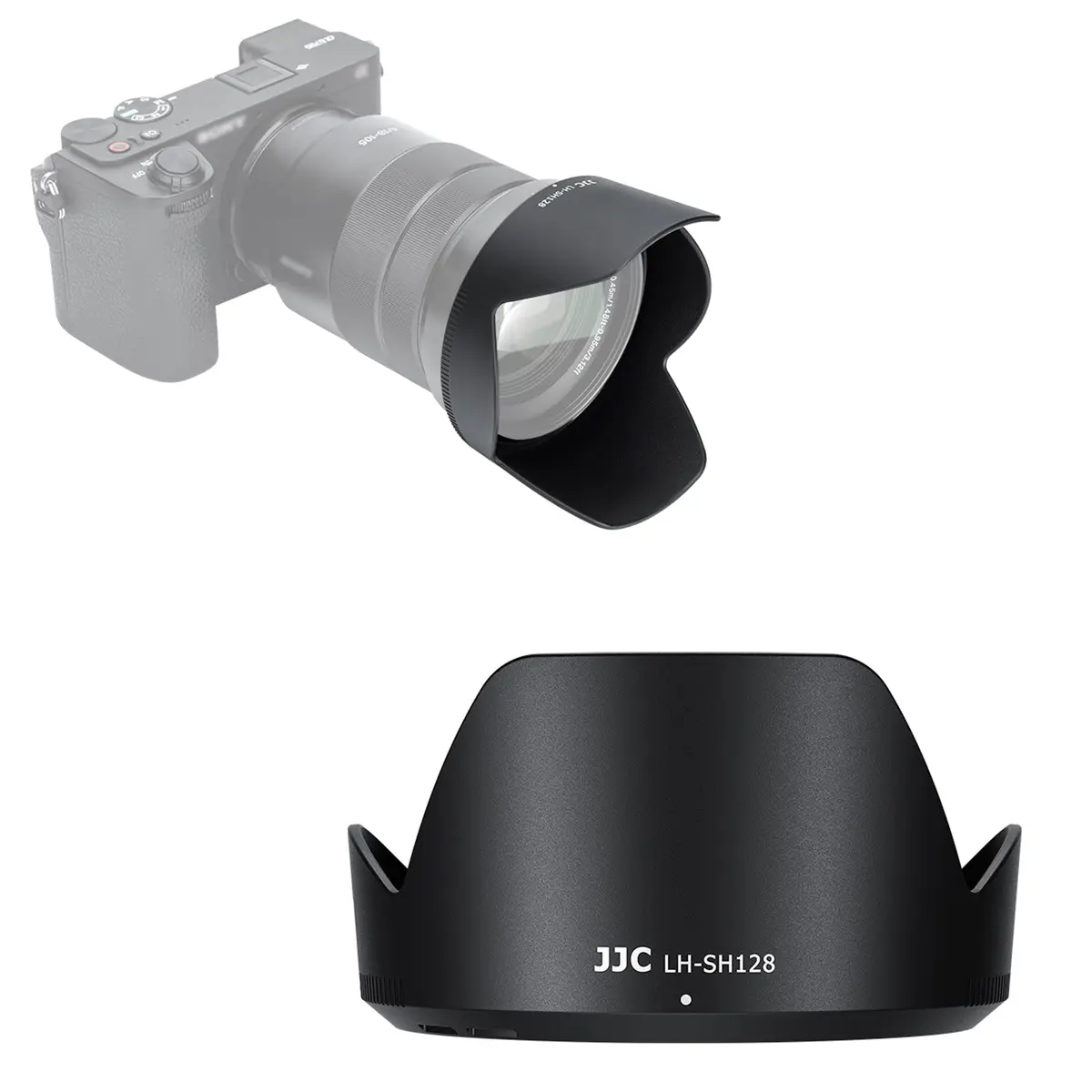 JJC ALC-SH128 Bayonet Lens Hood Shade for Sony E PZ 18-105mm F4 G OSS Lens | Replaces Sony ALC-SH128, Reversible, 72mm Filter Compatible - main product image