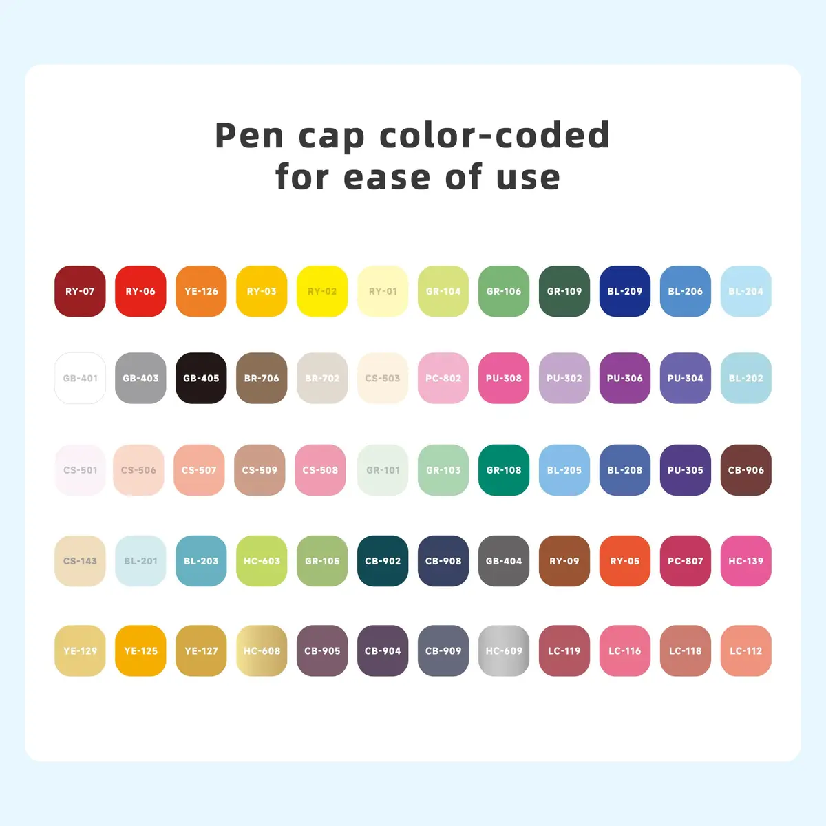 languo 60 Colors Acrylic Paint Markers, Brush Tip, Direct Liquid Ink | Water-Based, 1-5mm Lines, Waterproof - view 5