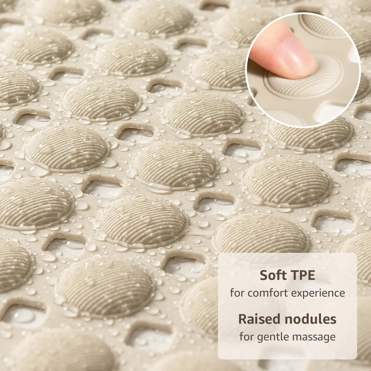 OTHWAY Non-Slip Bath Tub Shower Mat 90cm x 40cm (35" x 16") | Secure Grip for Wet Surfaces - view 2