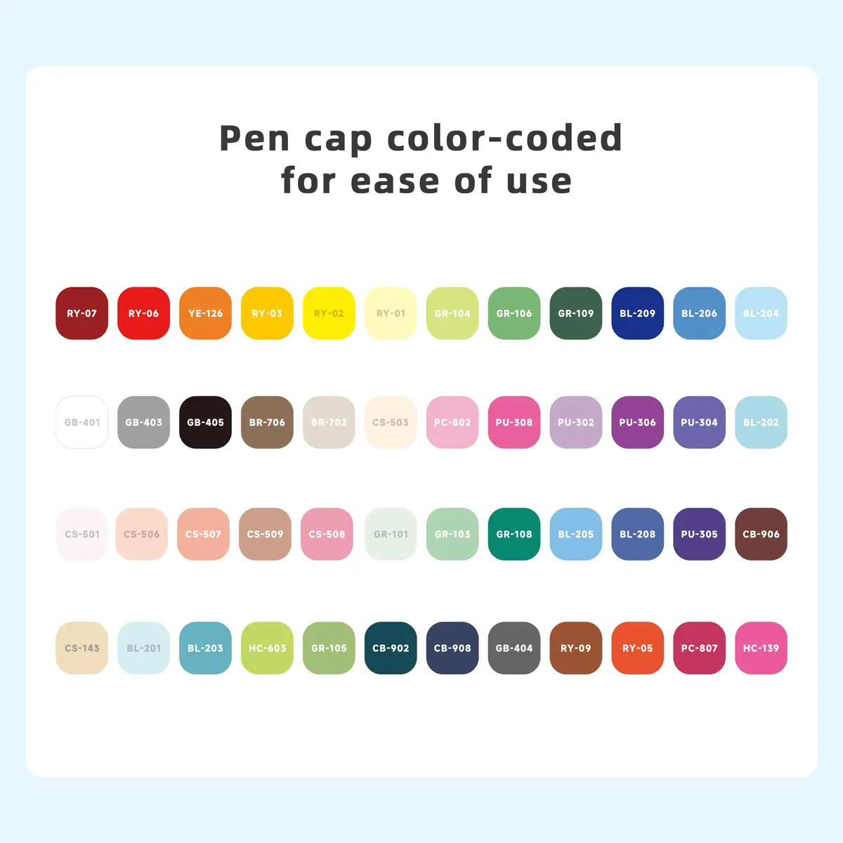 languo 48 Colors Acrylic Paint Markers, Brush Tip, Direct Liquid Ink | Water-Based, Waterproof, 1-5mm Lines - view 5