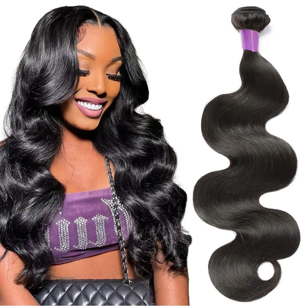 ANNELBEL 16 Inch Body Wave Human Hair Bundles | 100% Unprocessed Brazilian Virgin Hair - main product image