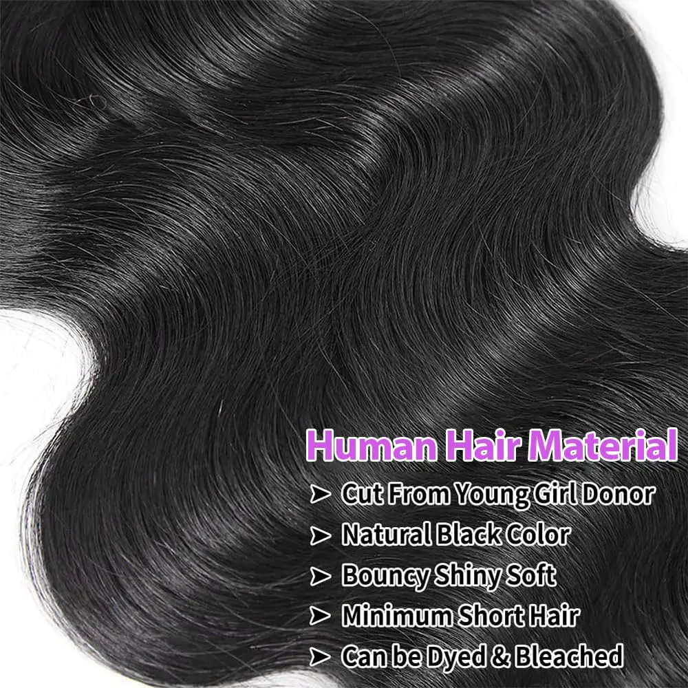 ANNELBEL 16 Inch Body Wave Human Hair Bundles | 100% Unprocessed Brazilian Virgin Hair - view 6