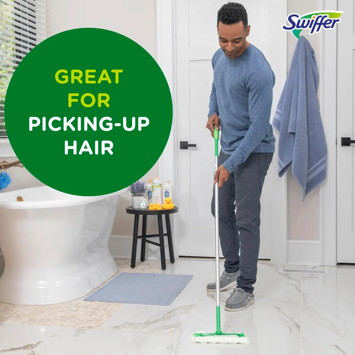 Swiffer Sweep + Mop Dry Pads Refill 156 Count (52 Count x 3 Packs) | Traps Dirt, Dust, Hair & Pet Dander - view 8