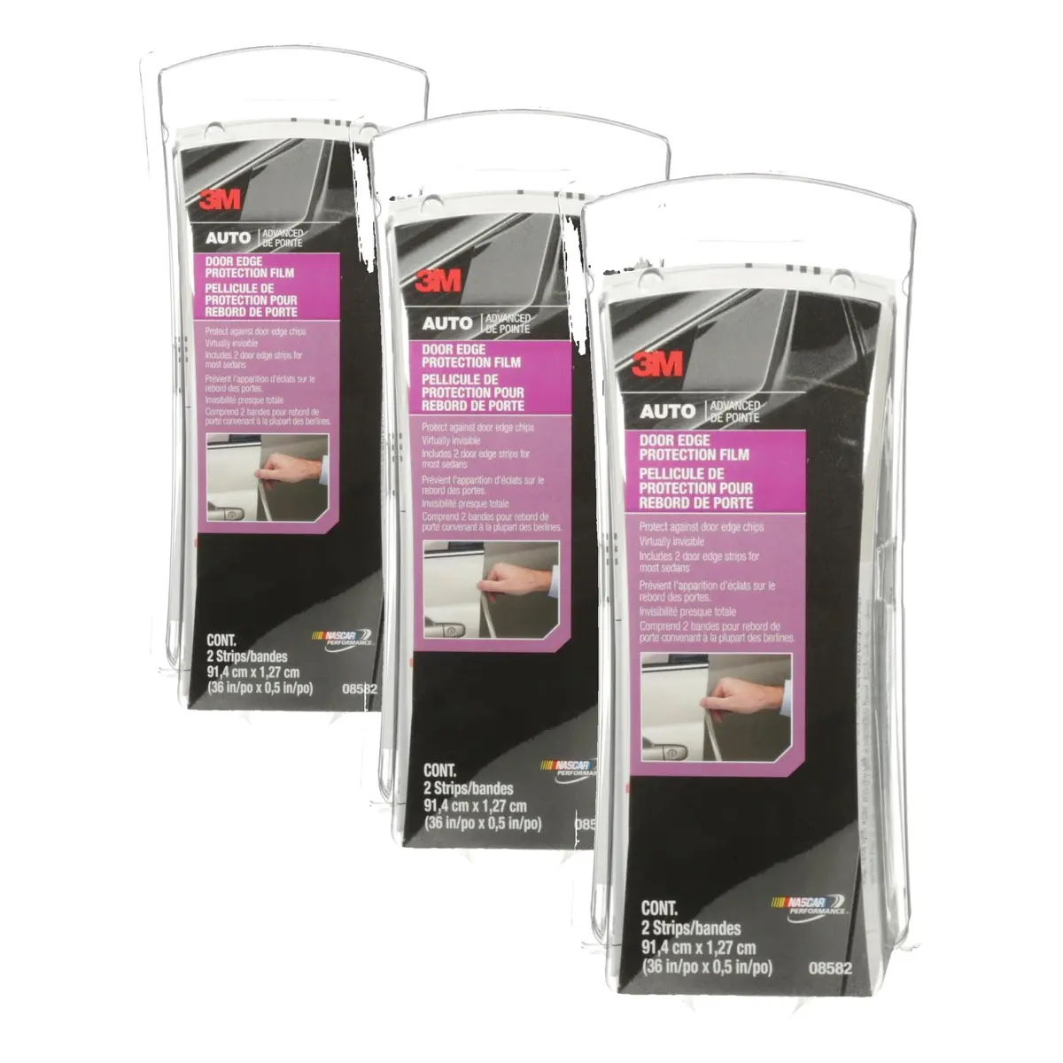 3M Door Edge Protection Film, 36 Inch | Protects Door Edges from Chips & Scratches, No Tools Needed - main product image