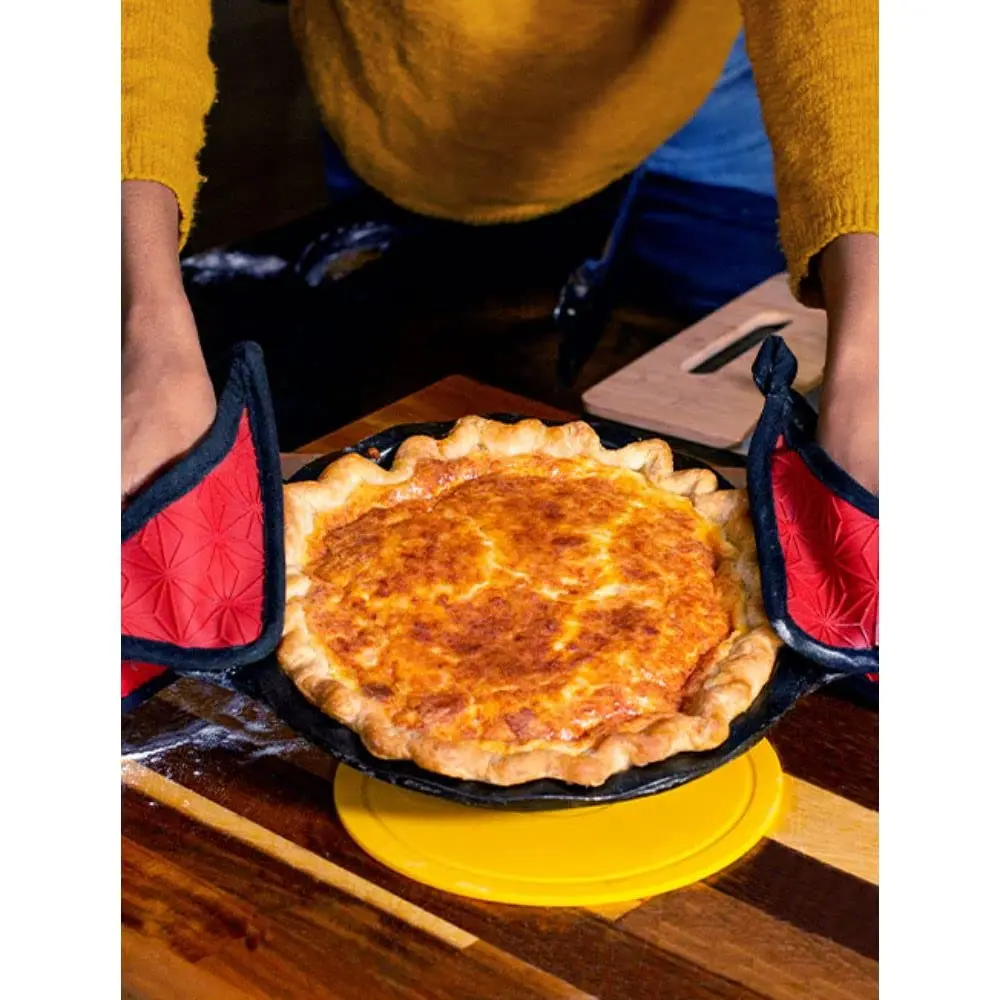 Lodge Cast Iron Pie Pan 9 Inch (Pack of 3) | Durable, Even-Heat Baking Pan for Pies & More - view 8