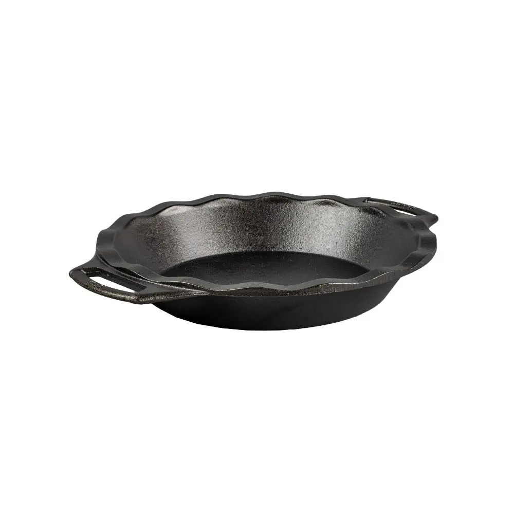 Lodge Cast Iron Pie Pan 9 Inch (Pack of 3) | Durable, Even-Heat Baking Pan for Pies & More - view 2