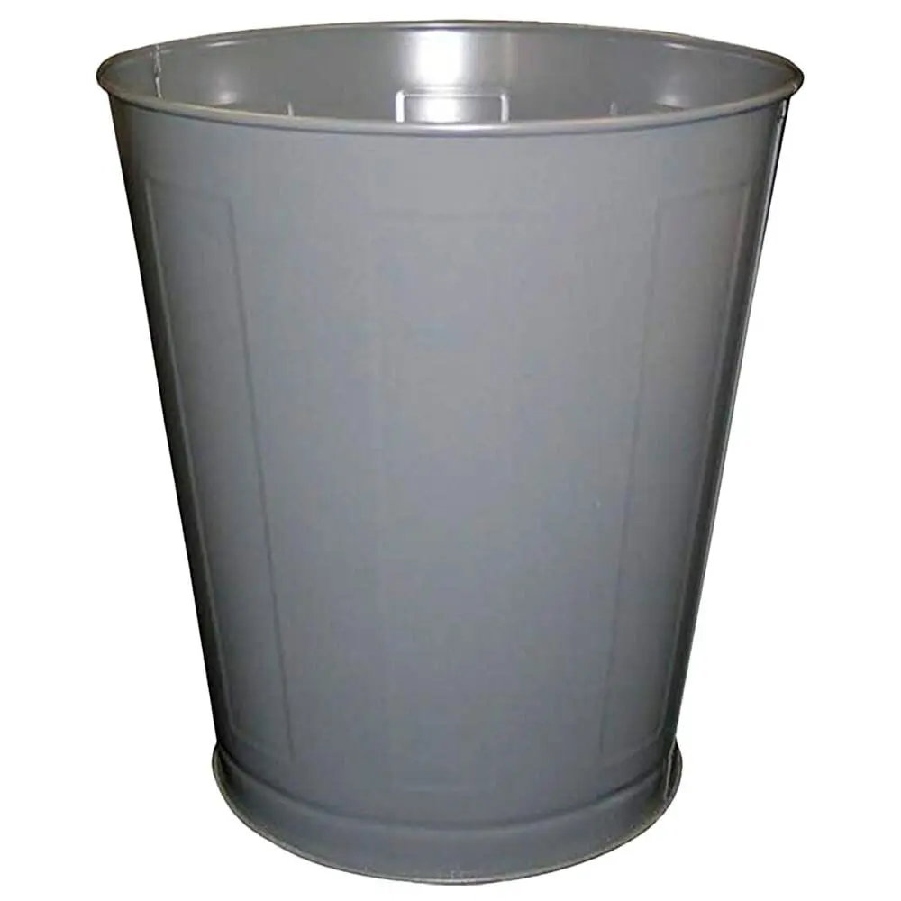 Industry Clean One Heavy-Duty Metal Wastebaskets 25.5 L (28 Quarts) — Pack of 6 - main product image