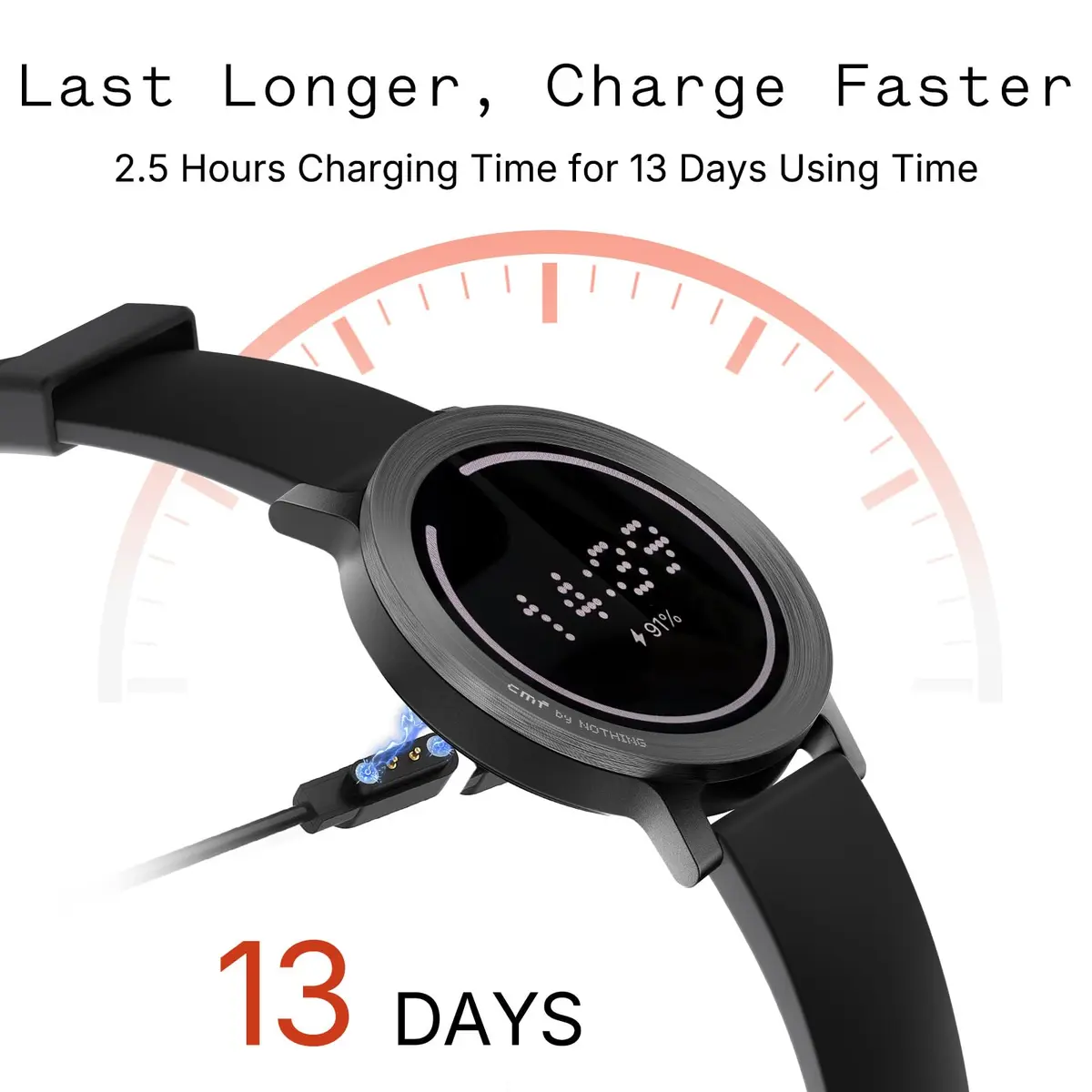 CMF BY NOTHING Watch 3 Pro Smart Watch 1.43" AMOLED Orange | Heart Rate & GPS - view 7