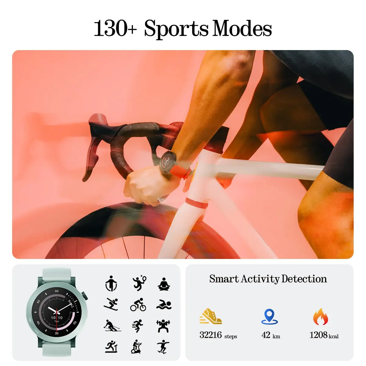 CMF BY NOTHING Watch 3 Pro Smart Watch 1.43" AMOLED Orange | Heart Rate & GPS - view 3