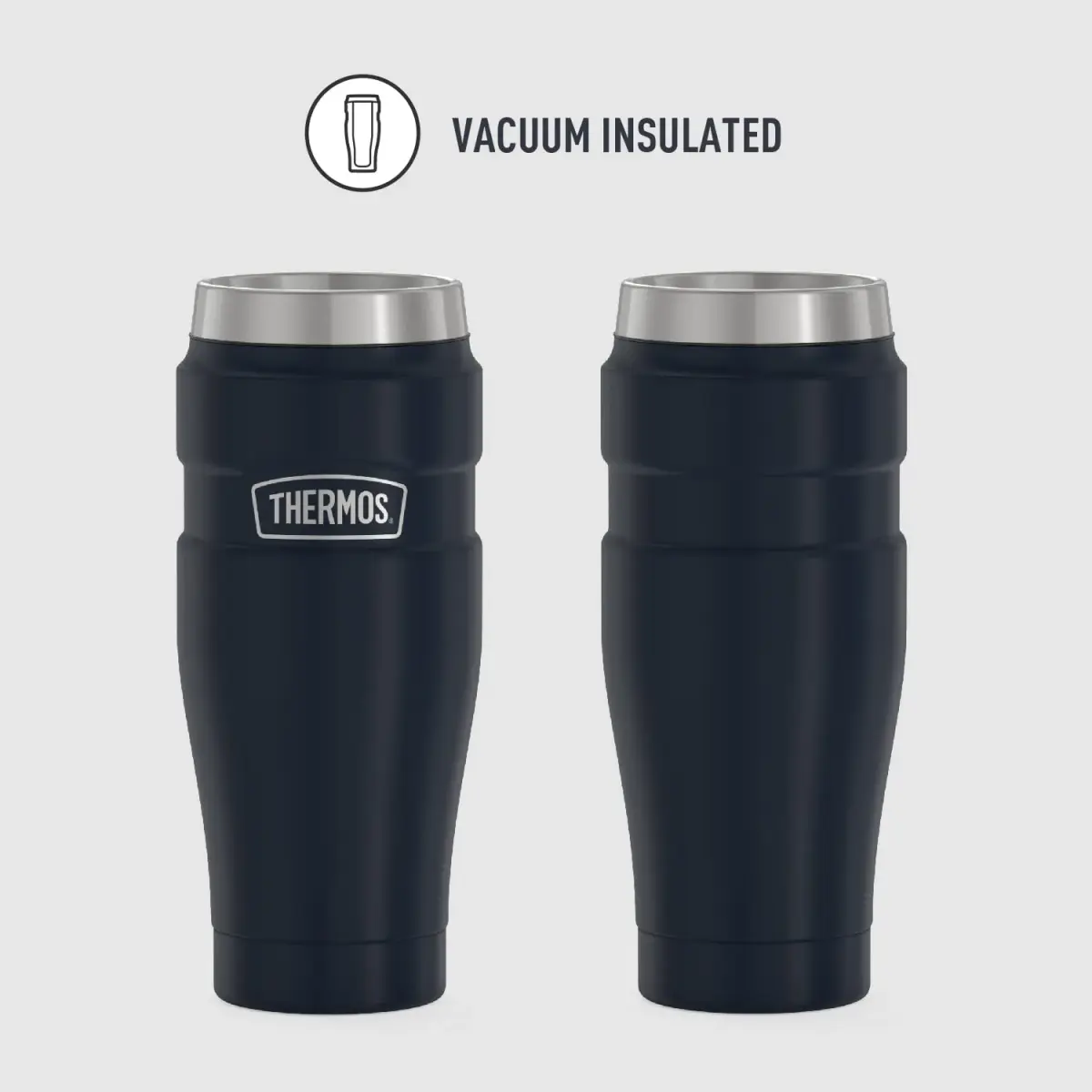 THERMOS Stainless King 16oz Travel Tumbler - Midnight Blue, 4-Pack - view 2