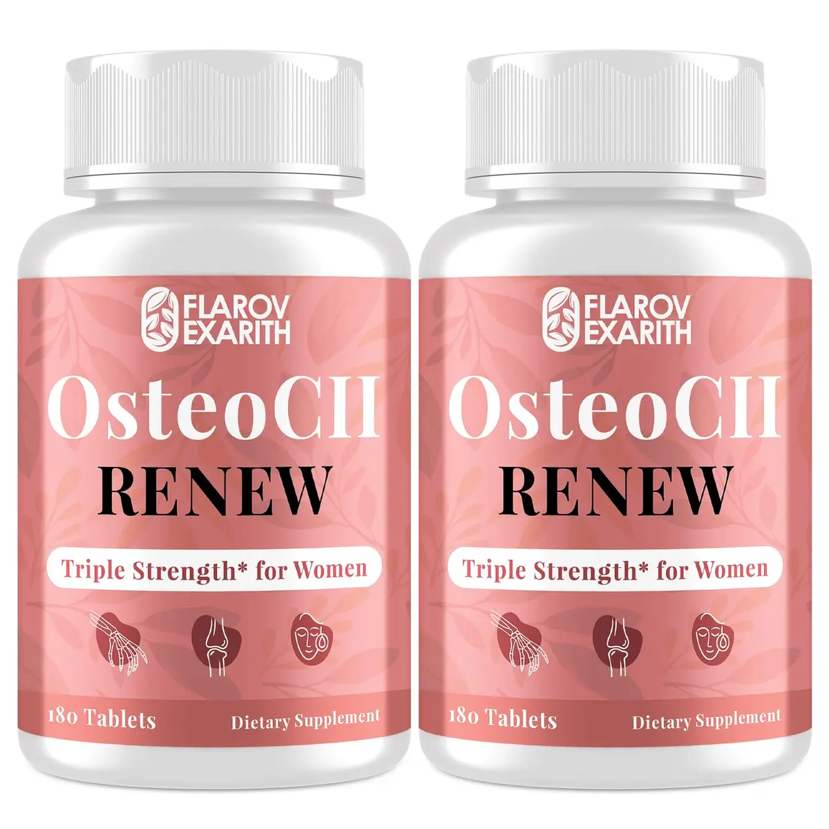 Flarovexarith OsteoCII Renew Triple Strength Collagen & Joint Support 360 Tablets | Bone & Mobility Aid - main product image