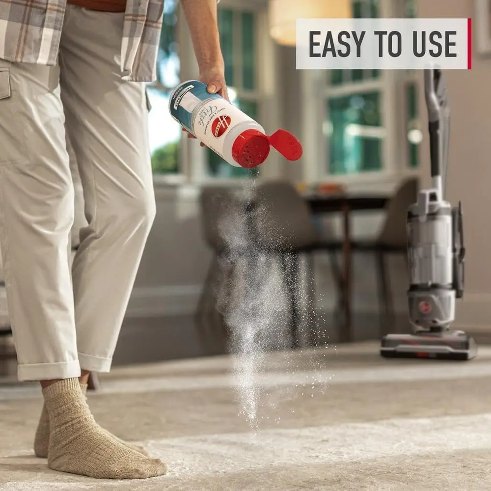 Hoover Carpet and Room Refresher Powder Fresh Linen Scent 128 oz (32 oz Pack of 4) | Eliminates Odors for Carpets, Rugs, Couches - view 4