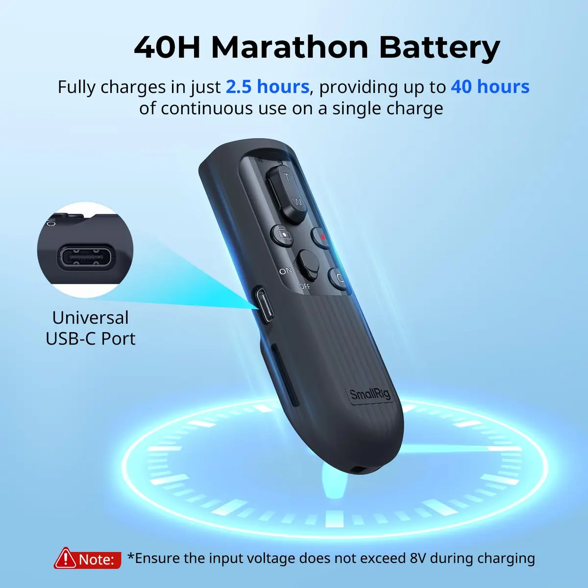 SMALLRIG Wireless Remote Control Shutter for Sony, Canon, Nikon | 40-Hour Battery, 10m Range - view 4