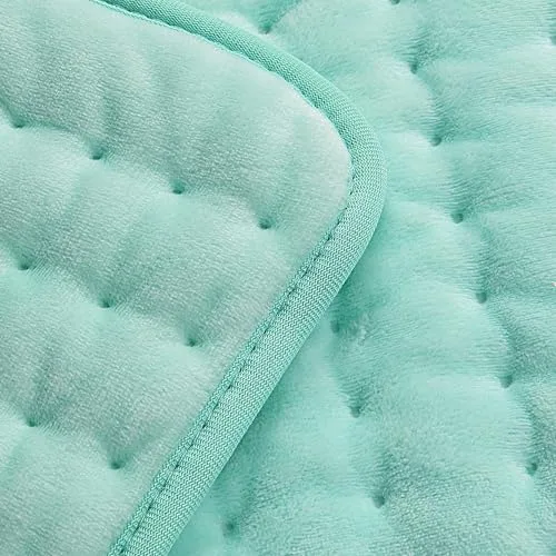Deepsoon Electric Heating Pad for Back, Neck, Abdomen, Legs (33x17 Inch, Light Green) | Authentic USA Import - main product image