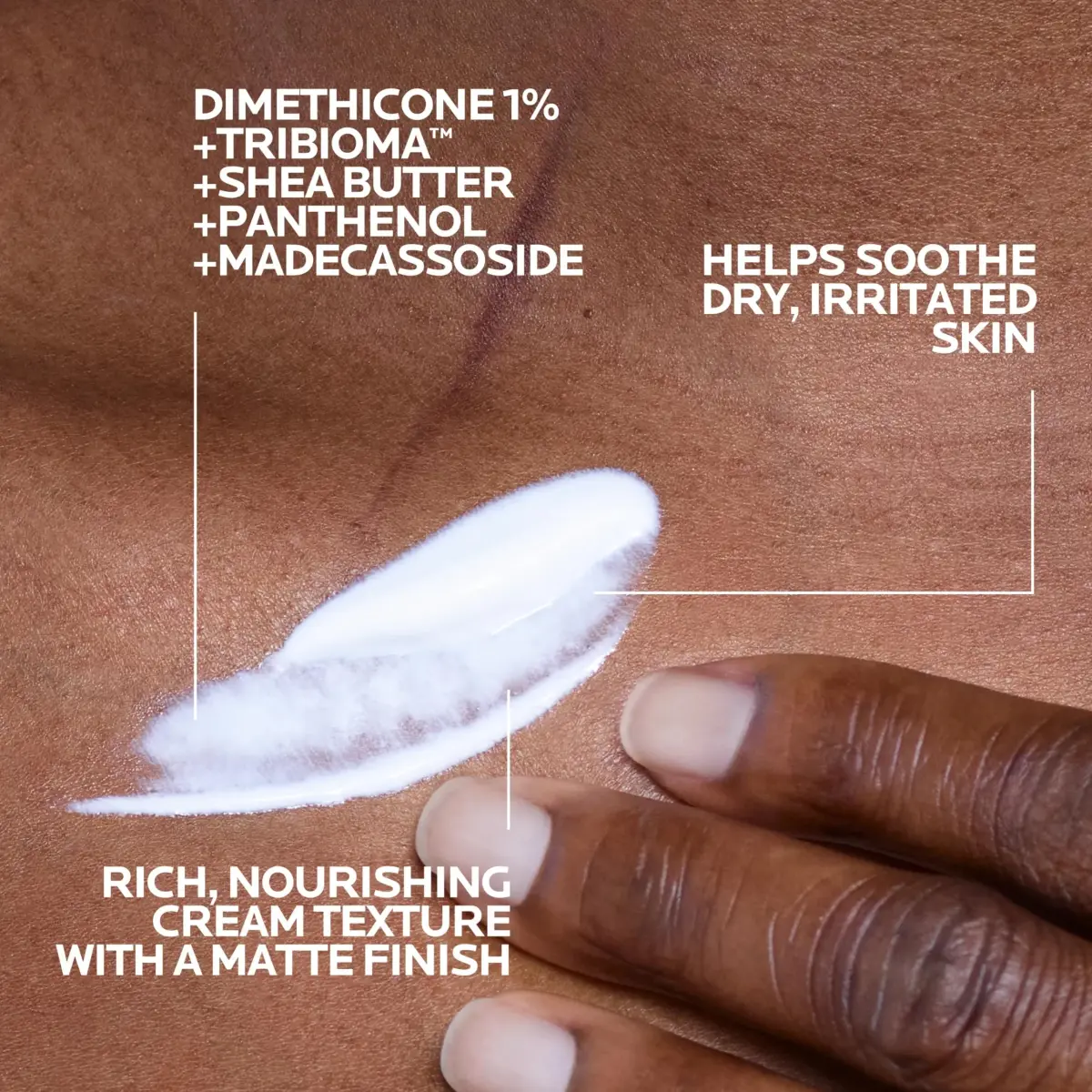 La Roche-Posay Cicaplast Balm B5 Multi-Purpose Cream 80ml (2.7 Fl Oz) | Soothes Dry, Irritated Skin - view 3