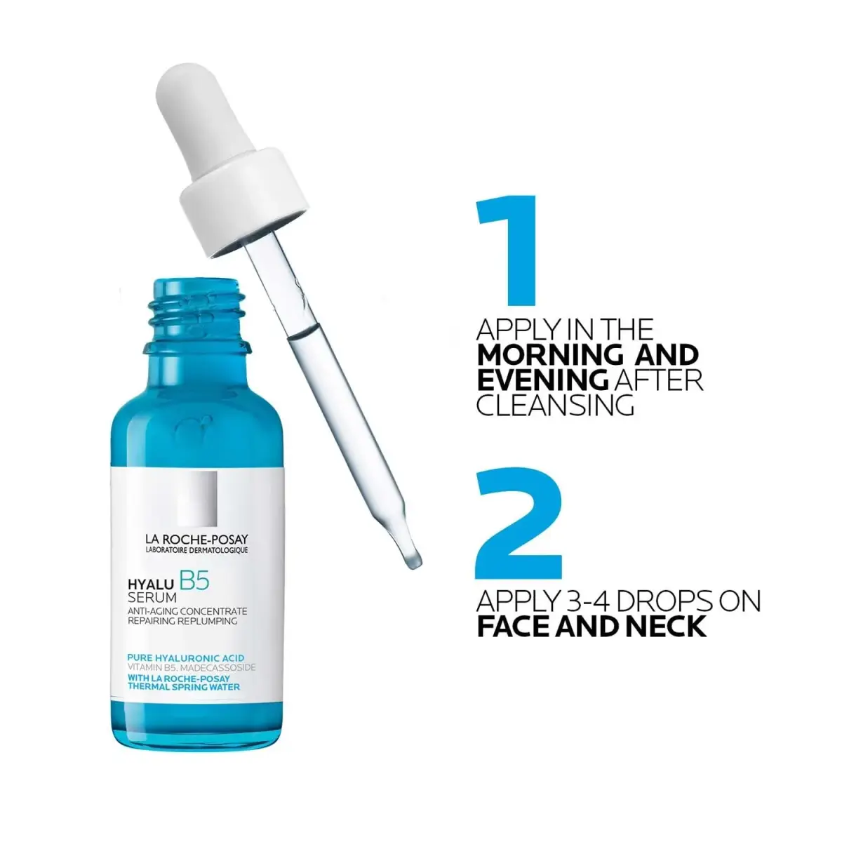 La Roche-Posay Hyalu B5 Hyaluronic Acid Serum (Pack of 2) | Visibly Plumps Skin & Repairs Barrier - view 5