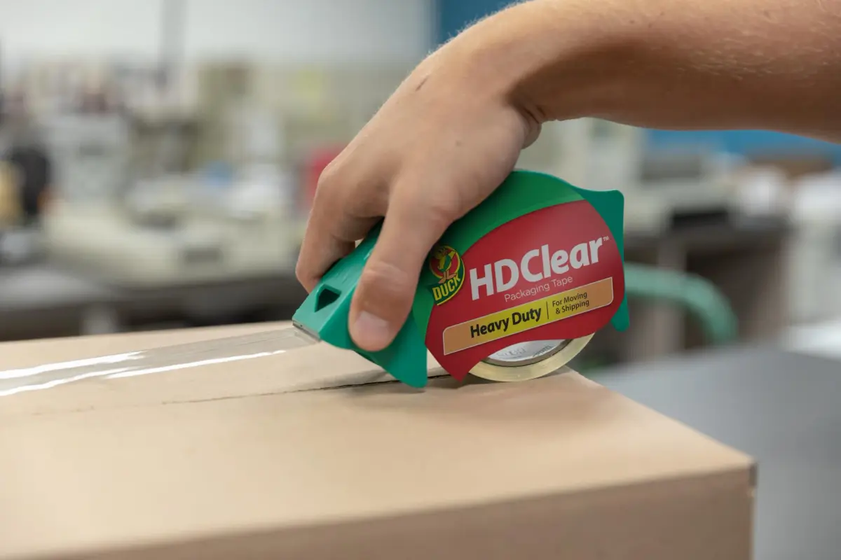 Duck HD Clear Packing Tape Refills - 6 Rolls, 1.88 in. x 54.6 Yards Each | Heavy Duty Shipping & Moving Tape - view 6