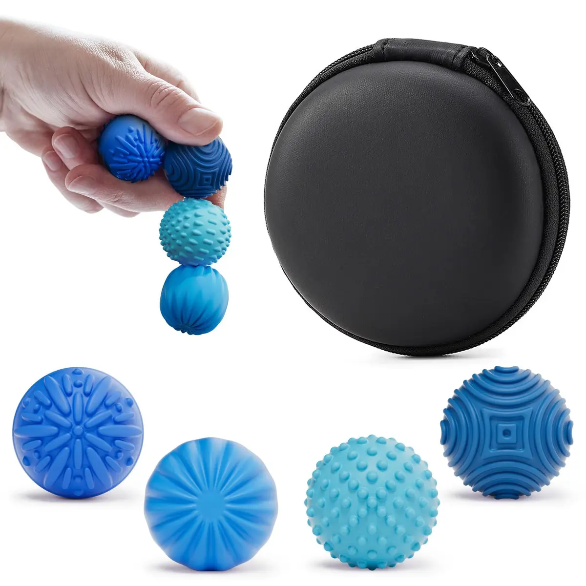 luckdoor Silicone Magnetic Balls Fidget Toy 45.72mm (1.8in) | Sensory Stress Relief for Adults & Teens - main product image