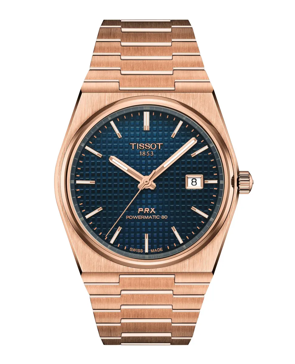 Tissot PRX Swiss Automatic Men’s Watch 40mm Blue Dial | 80-Hour Power Reserve - main product image