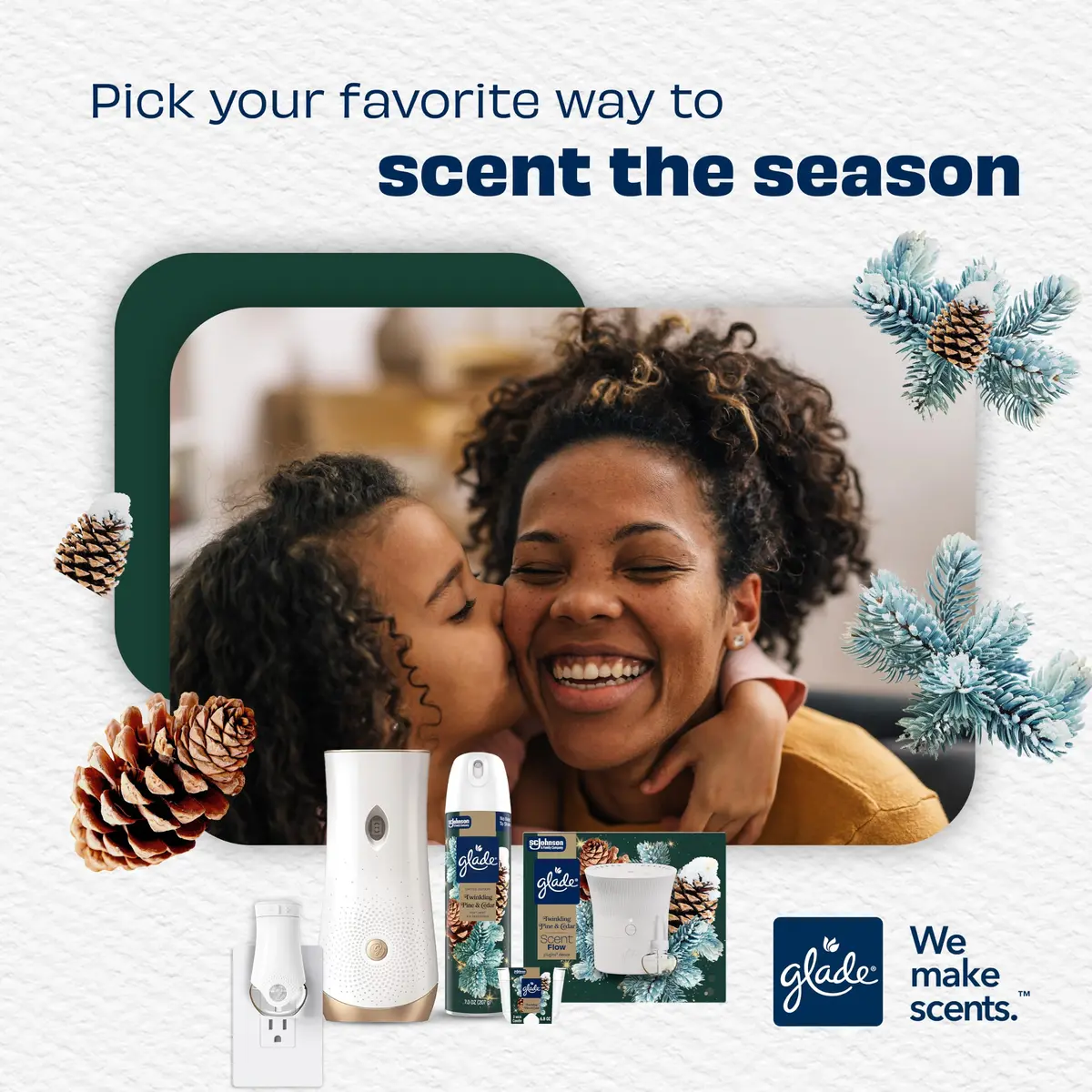 Glade PlugIns Scented Oil Refills Twinkling Pine & Cedar 3.35 fl oz (100 ml) | Festive Warmth for Indian Homes - view 7