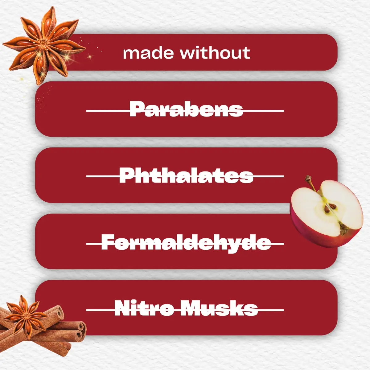 Glade PlugIns Scented Oil Refills Warm Apple & Spices 5 Count 3.35 fl oz | Festive Seasonal Fragrance - view 4