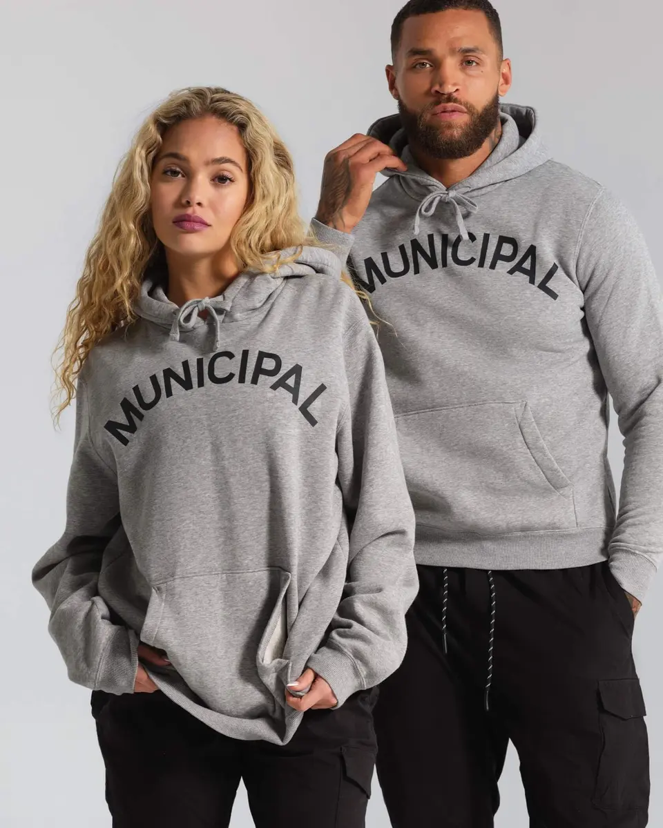 MUNICIPAL Men's M.OG-330 Hoodie X-Large | Comfortable Mid-Weight Athletic Hoodie - view 2