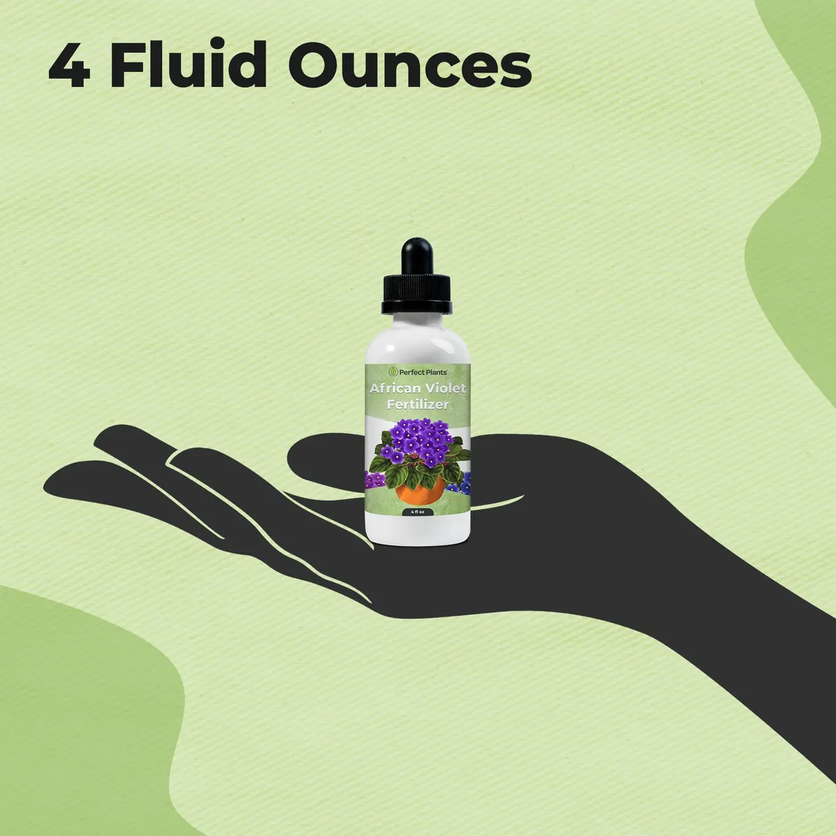 Perfect Plants African Violet Fertilizer, 4 oz, Liquid Bloom Food Drops | Gentle 2-2-2 NPK for Vibrant Blooms - view 4