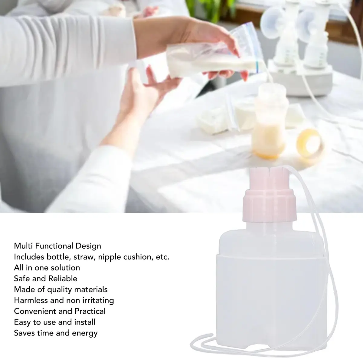 Gonetre Breastfeeding Assist Device 100ml | Multifunctional Nursing Aid for New Mothers - view 2