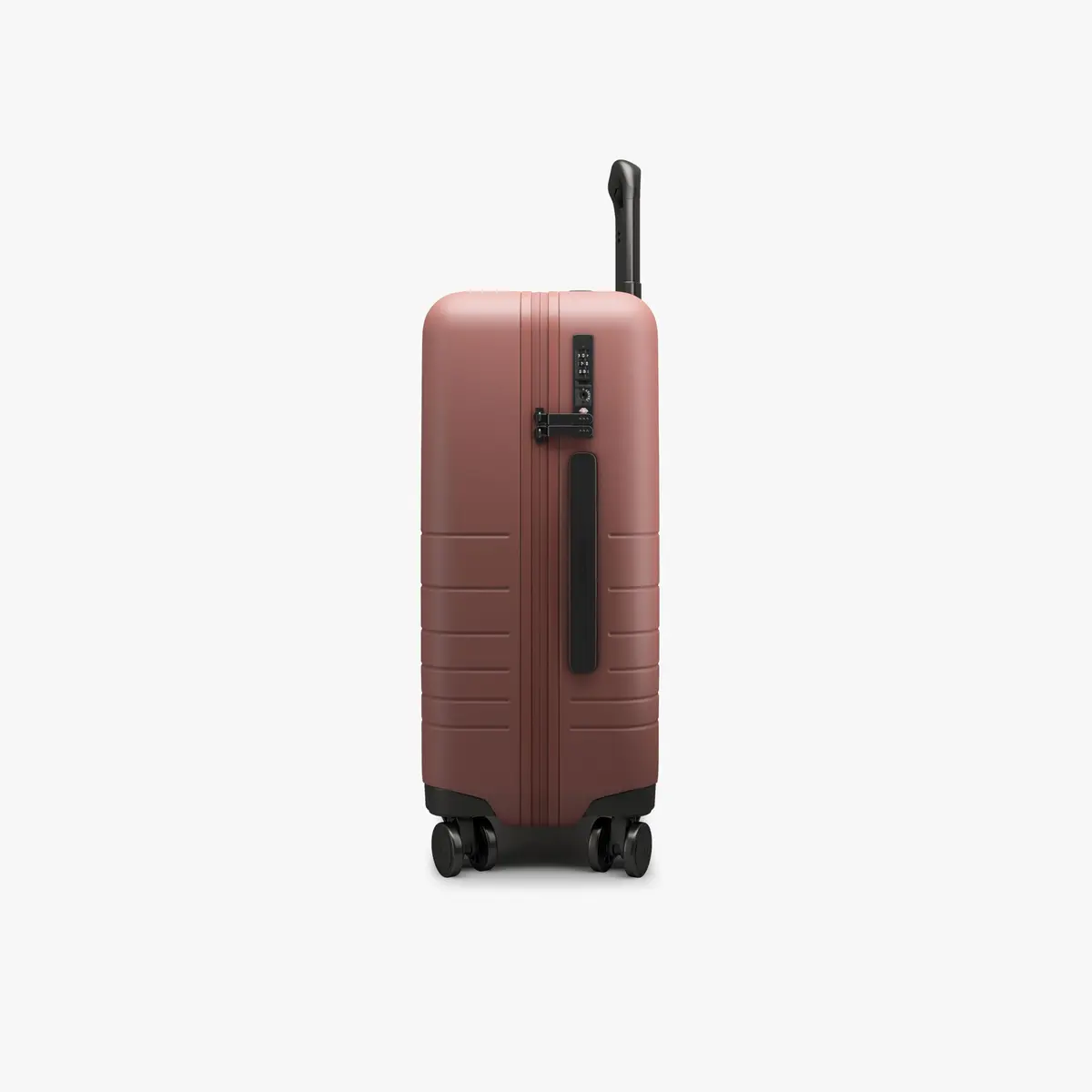 Monos Carry-On Plus Luggage (23"), Lightweight Hardside Spinner Suitcase with TSA Lock, Airline Approved, Terracotta, Red - view 7