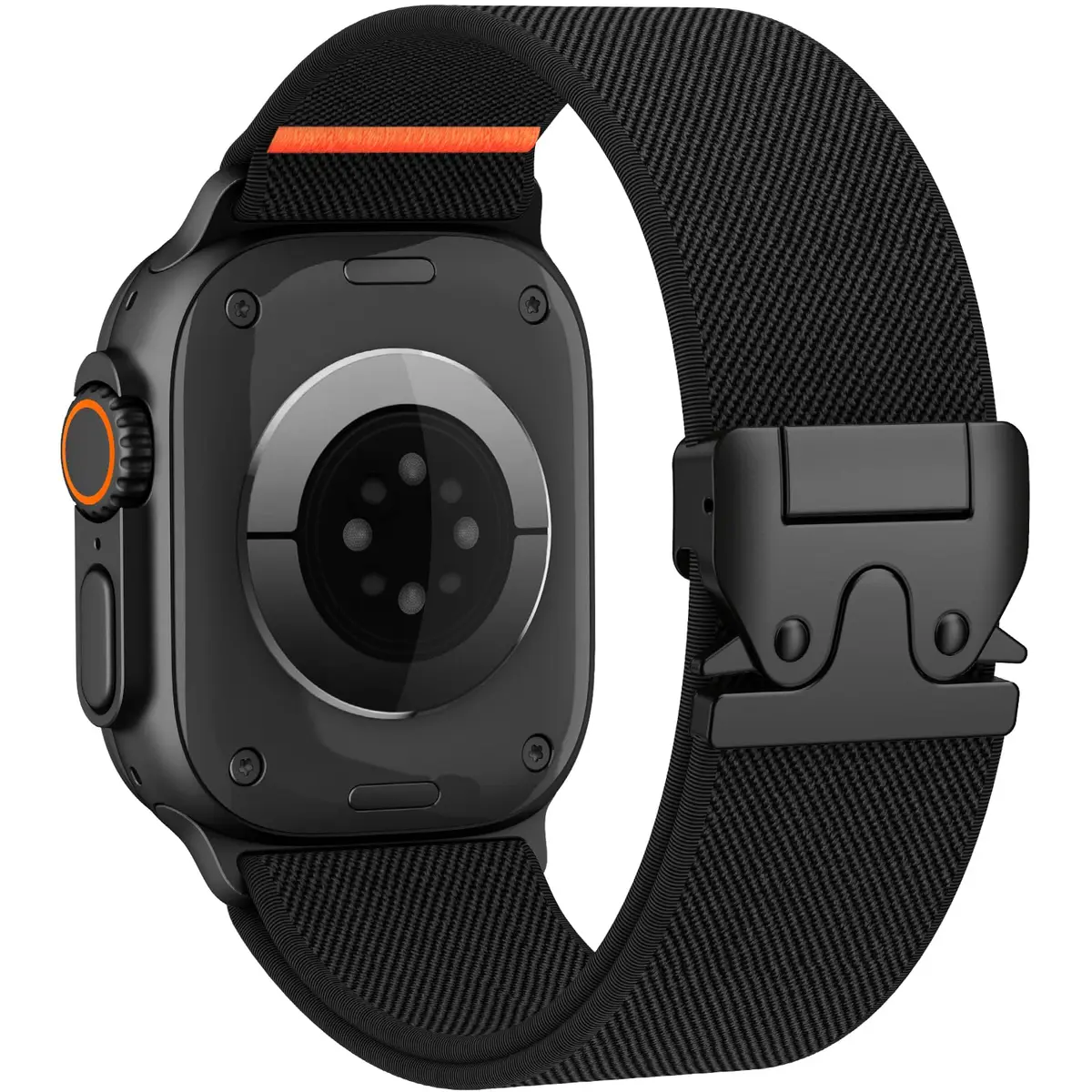 Unbeinst Elastic Sport Band for Apple Watch Ultra 3/2/1 49mm Men Women | Adjustable Nylon Parachute Buckle - main product image