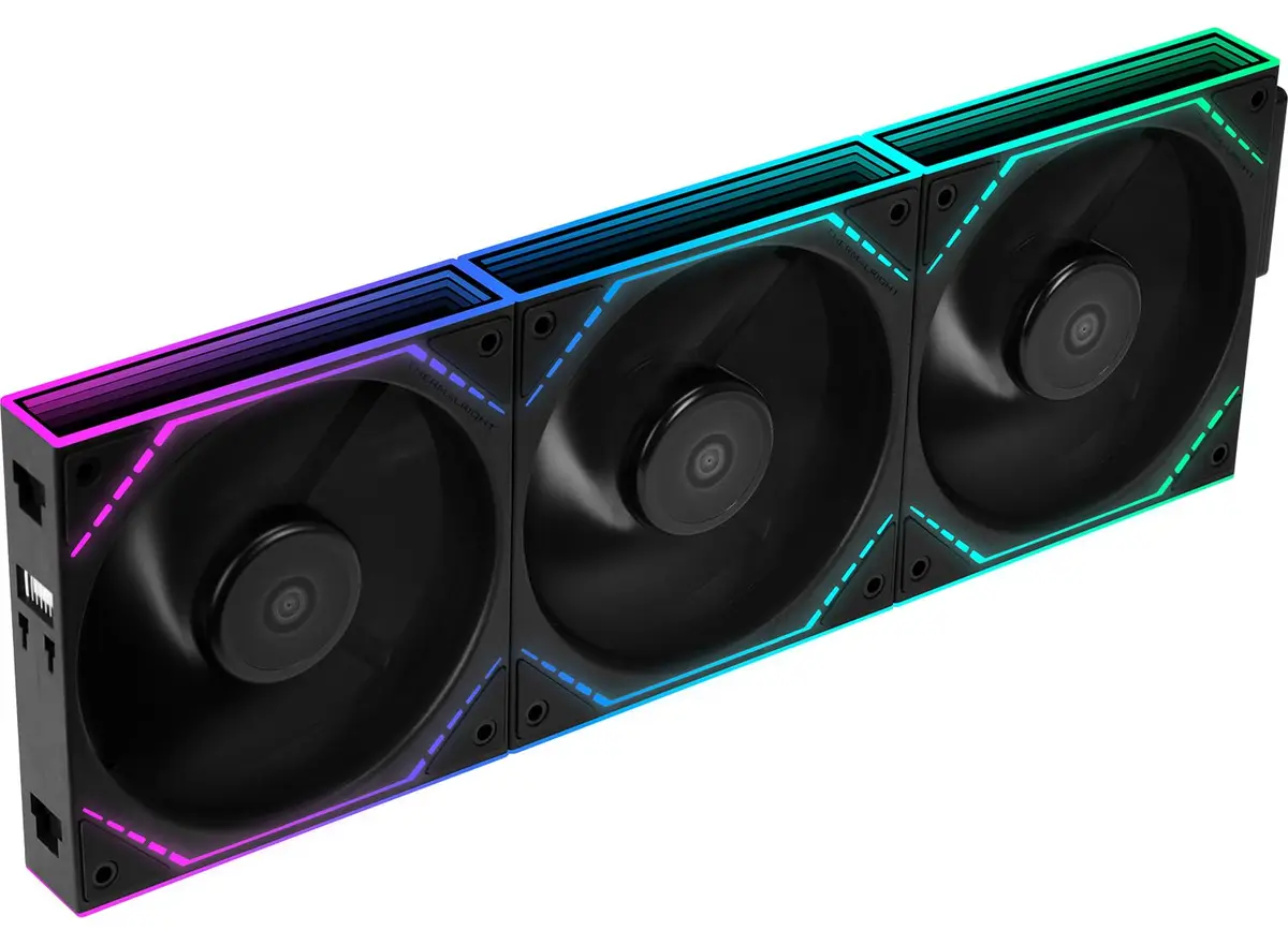 Thermalright TL-M12QR Reverse Airflow Case Fans 120mm 3-Pack | 1500RPM 47.6CFM PWM ARGB - main product image