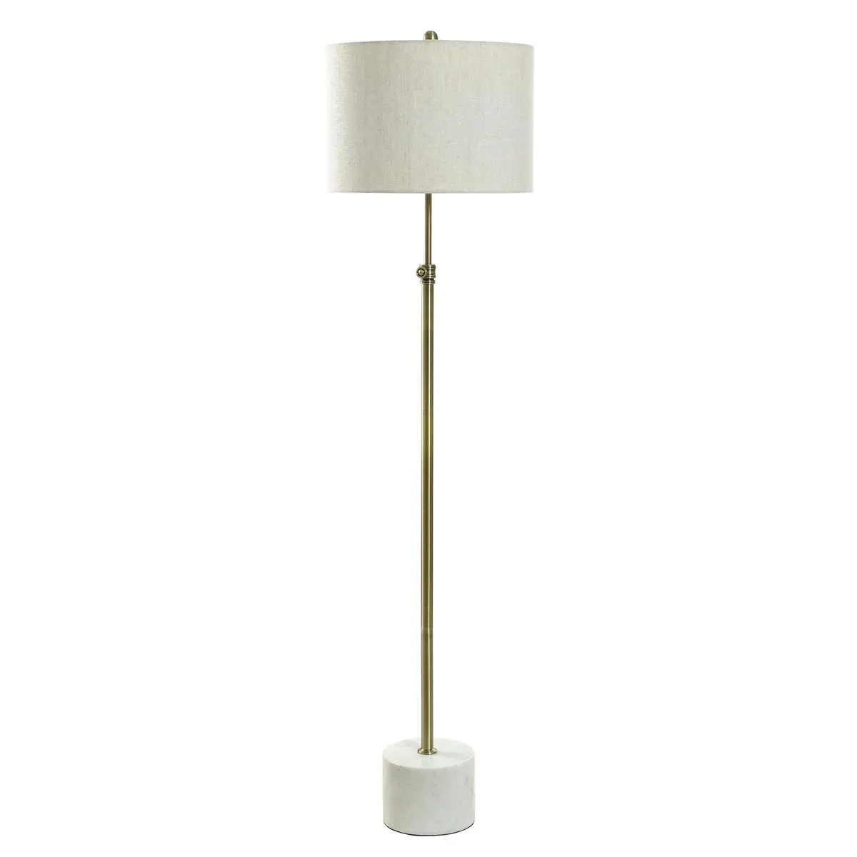 Style Craft Urban Marble Steel Floor Lamp Light Grey Shade | Modern Living Room & Bedroom Lighting - main product image