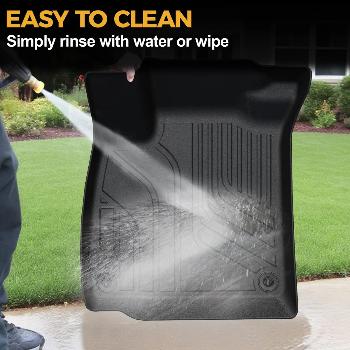 GALVAGNITE Full Set Floor Mats for 2018-2022 Honda Accord | Custom Fit, Eco-Safe TPE, All-Weather Protection - view 9