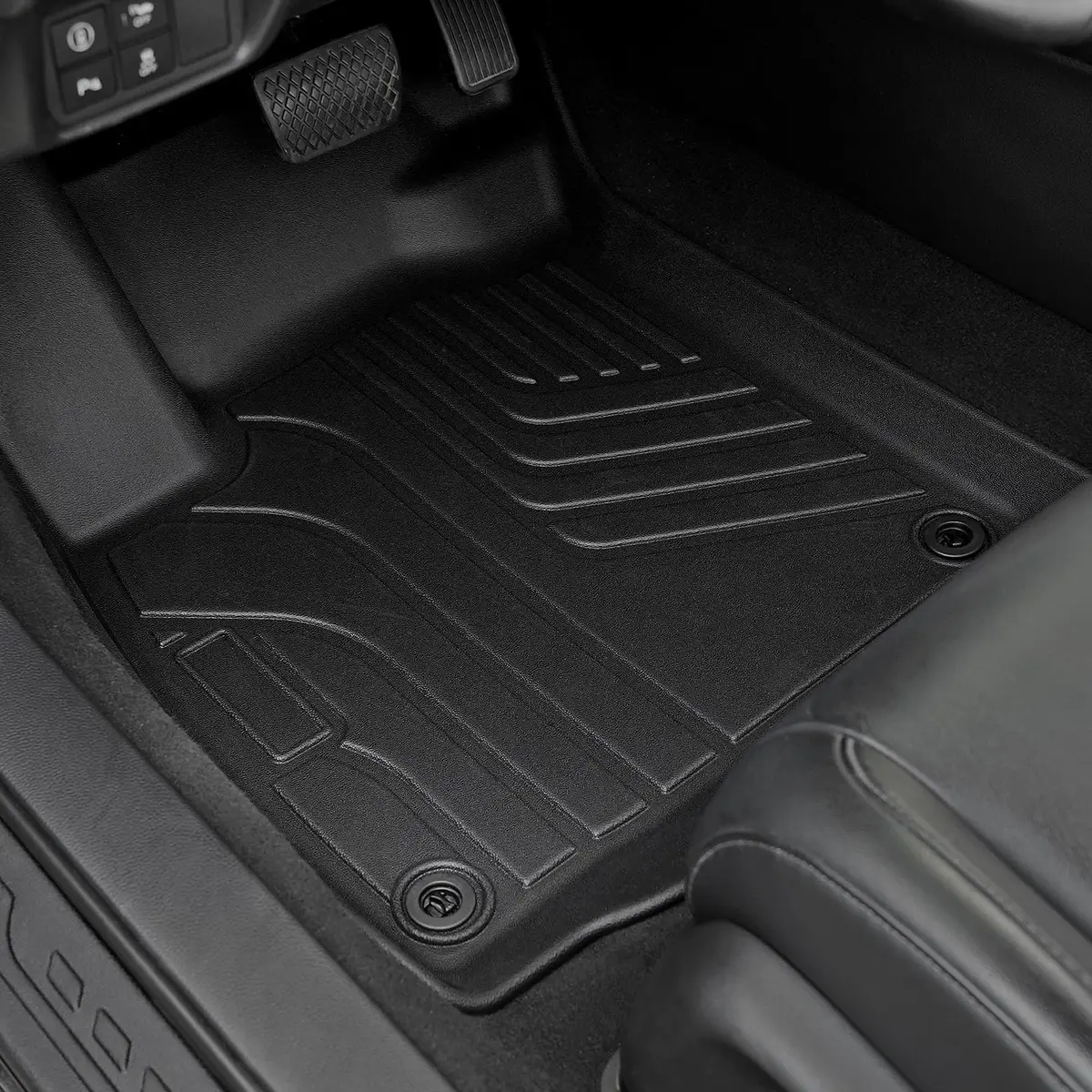 GALVAGNITE Full Set Floor Mats for 2018-2022 Honda Accord | Custom Fit, Eco-Safe TPE, All-Weather Protection - view 2