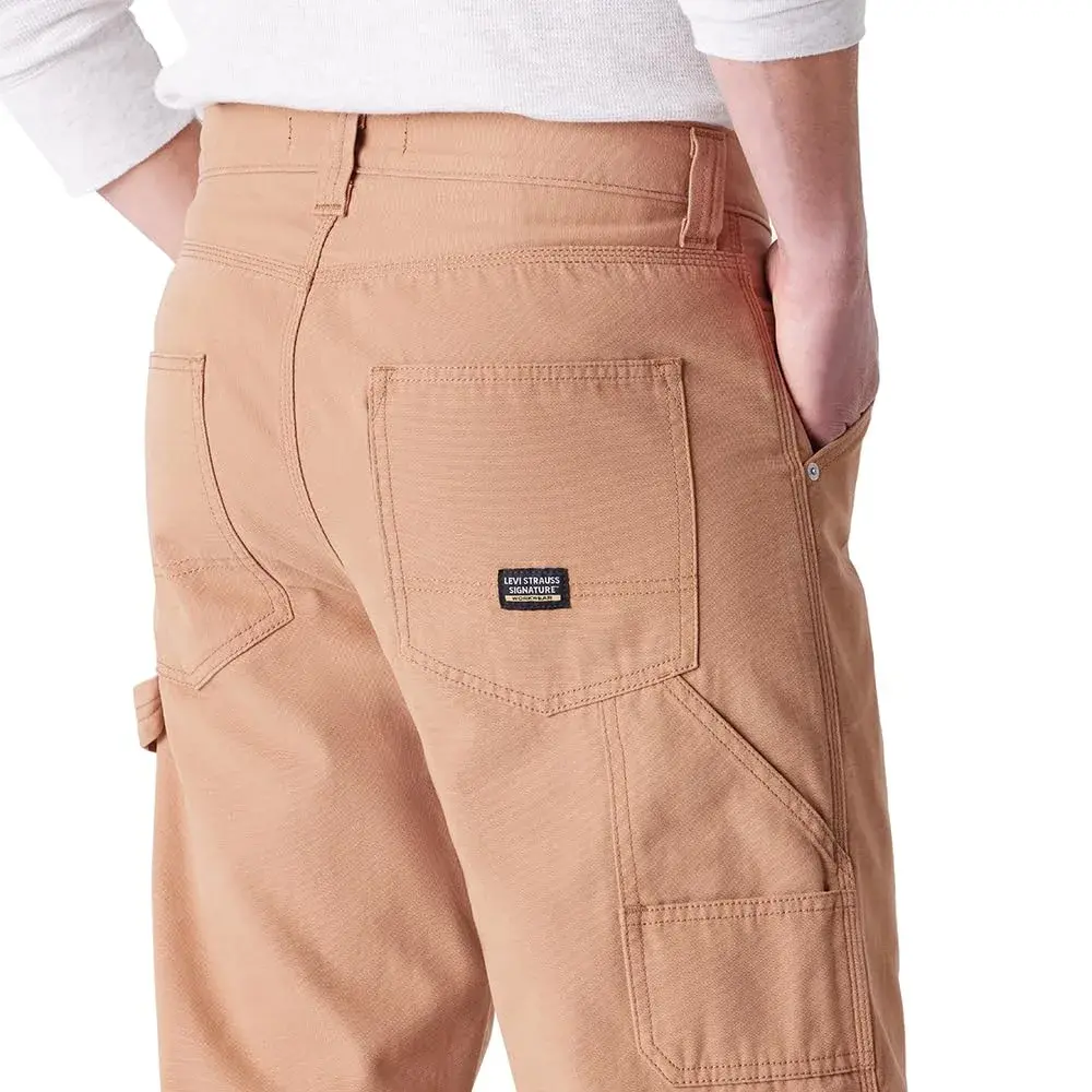 Levi Strauss Signature Gold Men's Carpenter Jeans 30W x 32L | Flannel Lined, Loose Fit - view 2