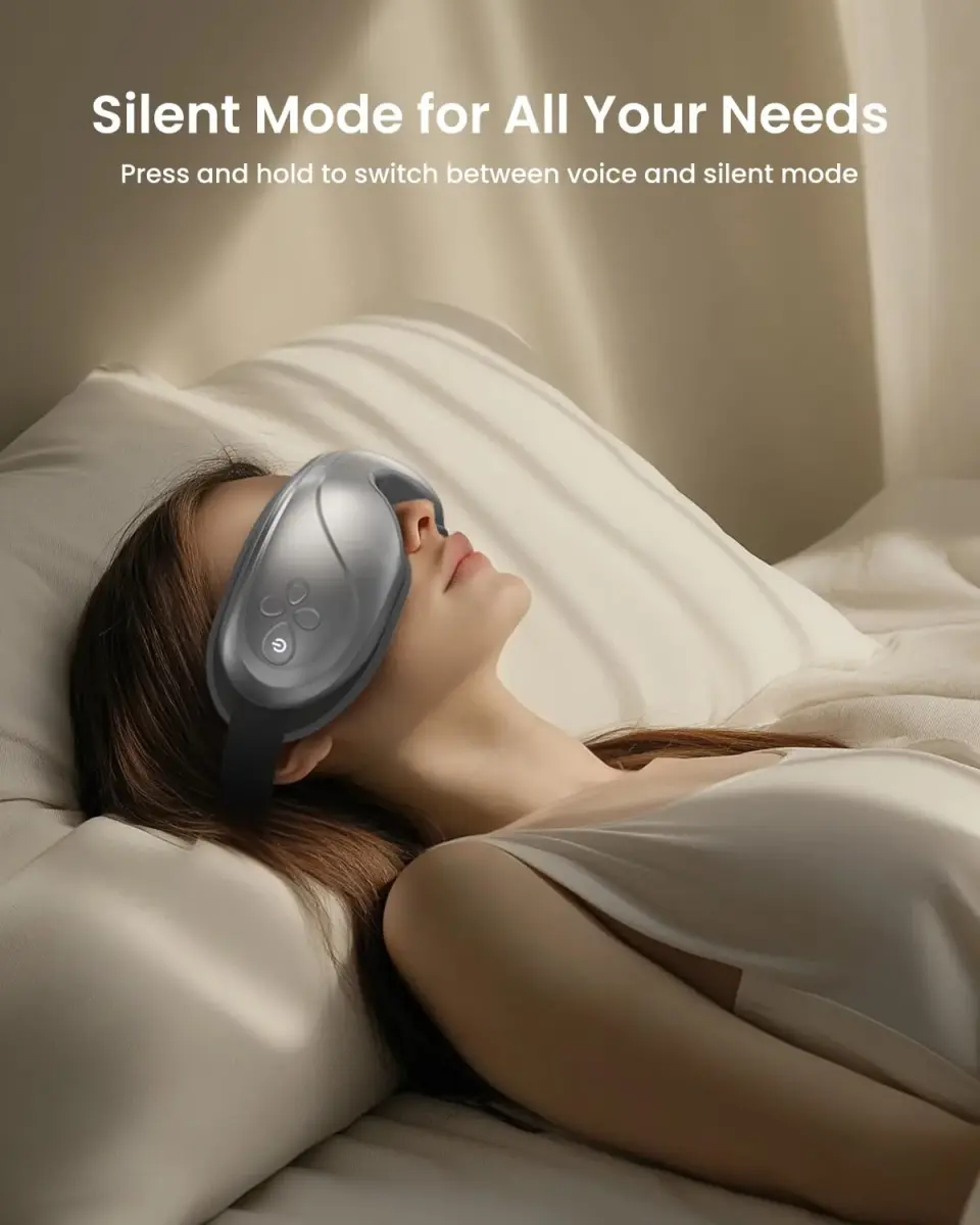 RENPHO Eyeris 2 Eye Massager with Heat & Cooling, Heated Eye Mask, 1500mAh Battery | Relieves Dry Eyes & Tension - view 6