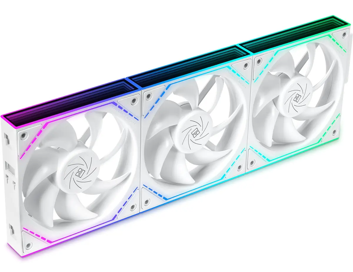 Thermalright TL-M12QW X3 120mm ARGB White Case Fans 3-Pack | 2000RPM PWM 68.9CFM - main product image