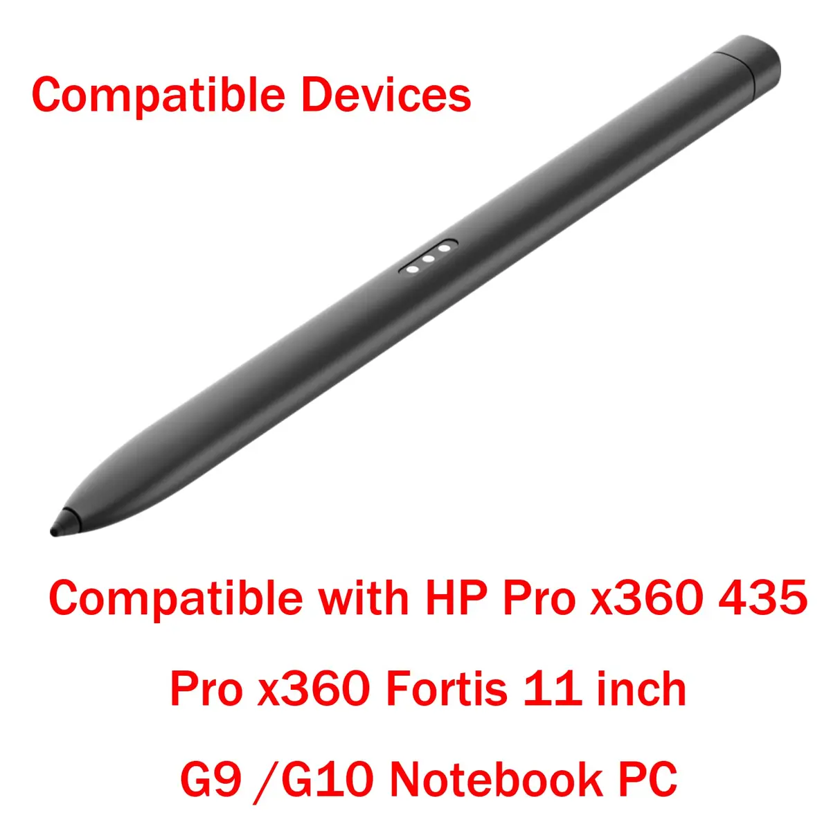 Dogxiong Slim Pen for HP EliteBook x360 1030 G3/G4 1040 G5/G6 Active Pen G3 | Rechargeable Stylus with 4096 Pressure Levels - view 3
