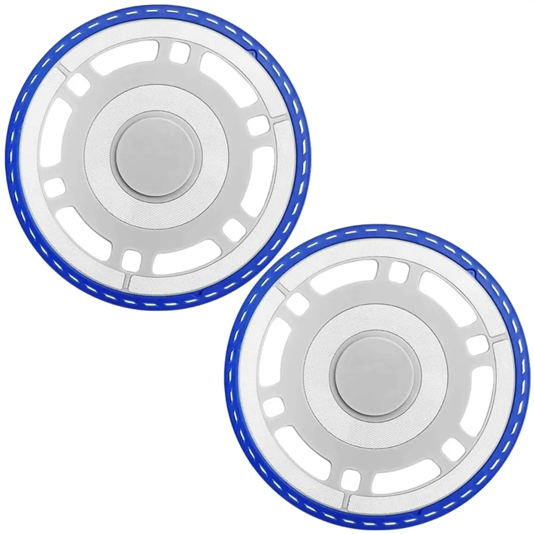 Electropan Mop Pads Holder for Ecovacs Deebot T30S/T50 Omni Series & Yeedi M12 Pro+ Robot Vacuums (2-Pack, Blue) - main product image