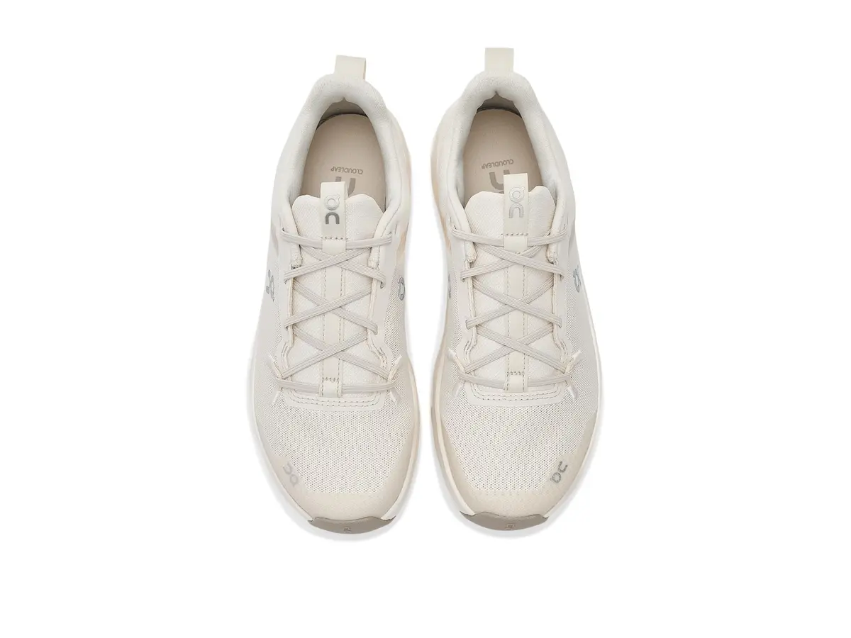 On Kids Cloudleap Big Kid Dew/Sand Size 4 | Light, Soft & Slip-On for Active Play - view 2