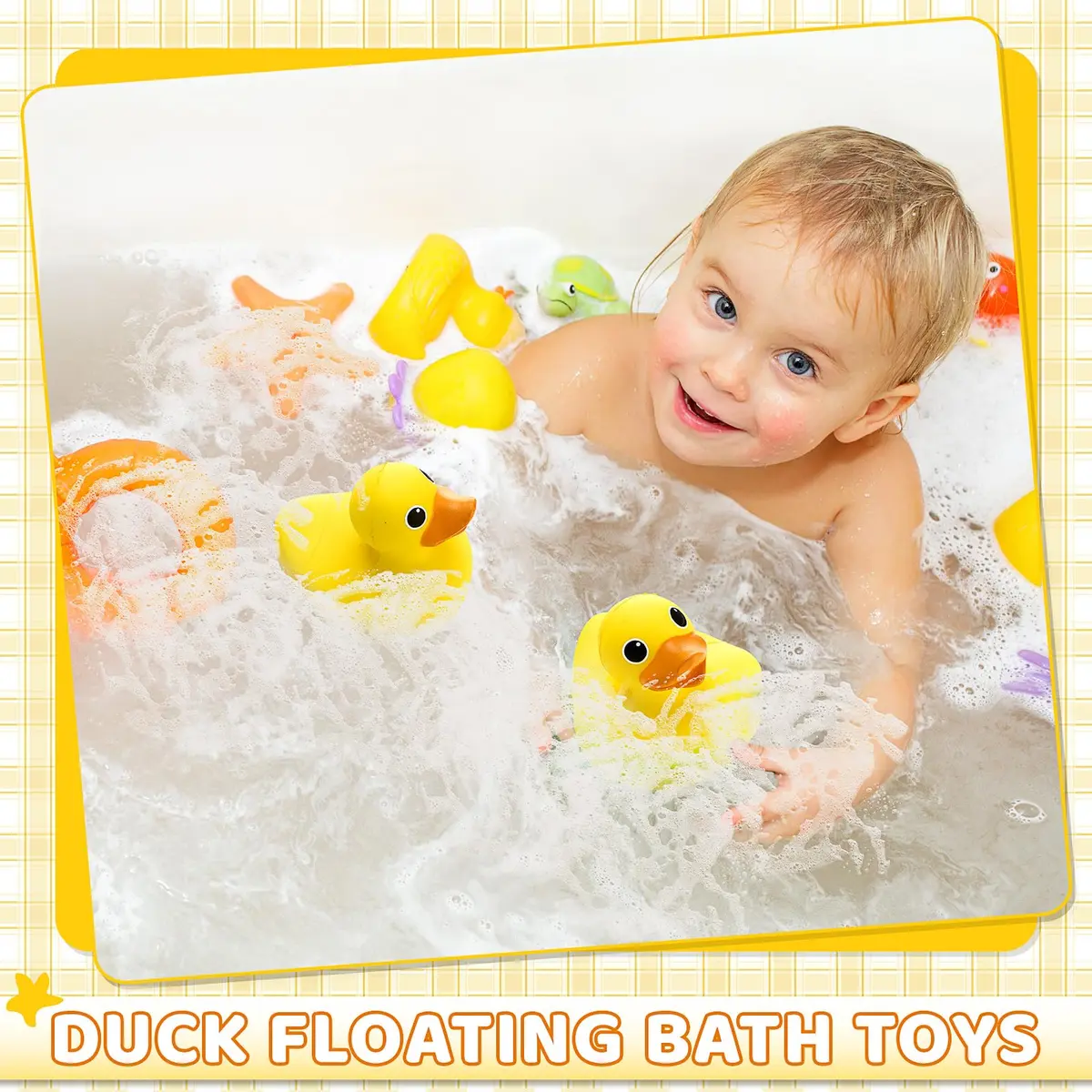 Hungdao Duck Foam Ball Slow Rebound PU Duck Squeeze Toy 12cm (4.72 inches) | Non-Toxic & BPA-Free Sensory Toy - view 6
