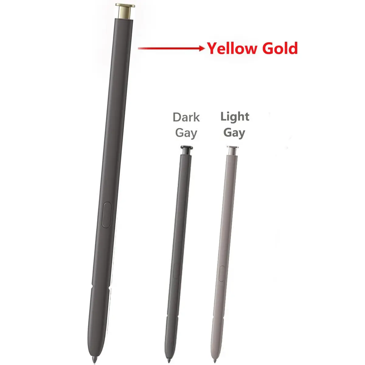 Qenw S Pen Replacement for Samsung Galaxy S24 Ultra 5G Stylus Pen (Yellow Gold) | 0.7mm Nib, 4096 Pressure Levels - view 3
