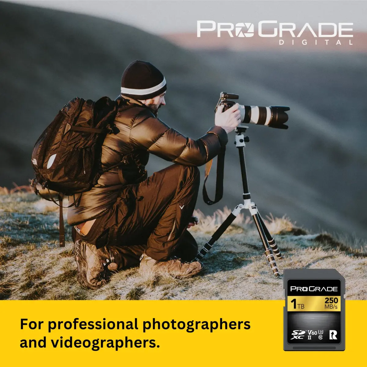 ProGrade Digital Gold SDXC UHS-II V60 Memory Card 1TB (1000 GB) | Professional Speed for 4K Video & High-Res Photos - view 3