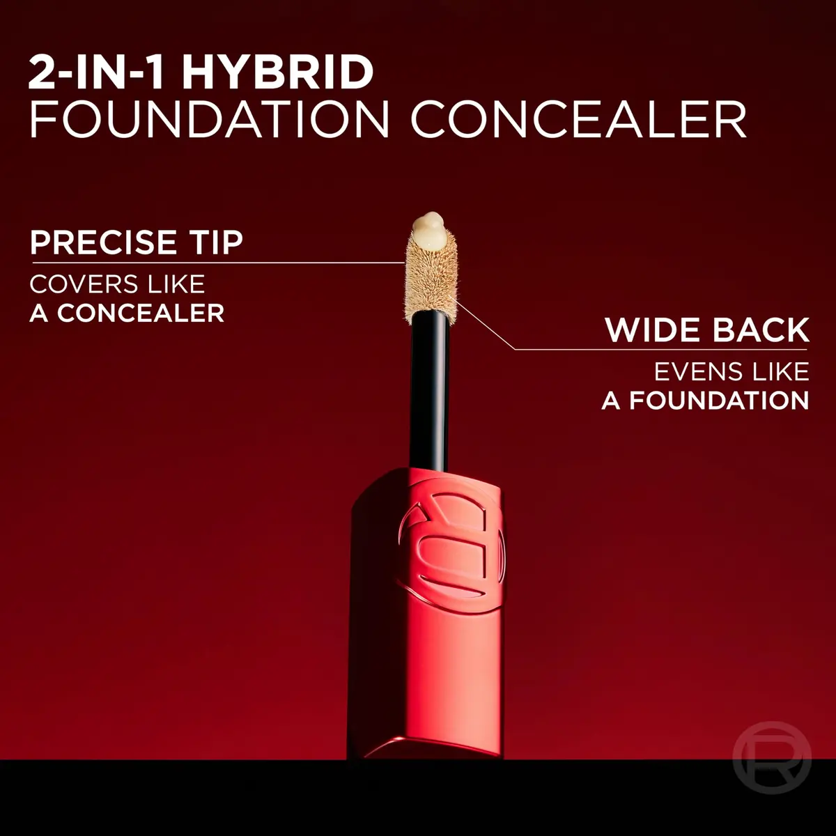 L'Oreal Paris Infallible Skin Ink 2-in-1 Foundation Concealer 0.5 Fl Oz | Up to 48HR Transfer-Resistant, Medium Coverage - view 6